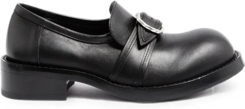 Ann Demeulemeester Leren loafers Zwart
