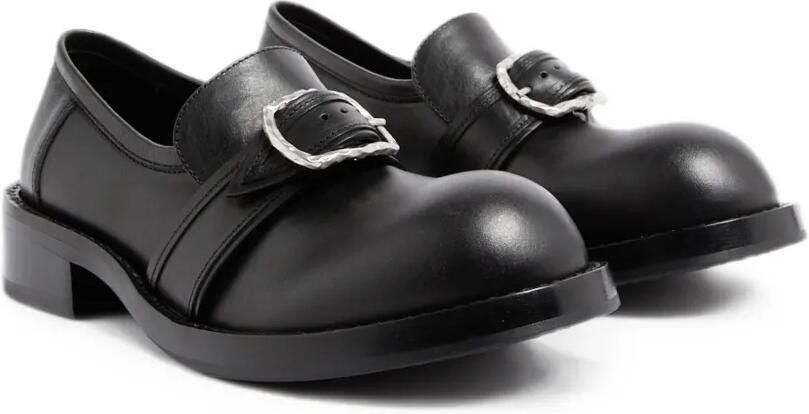 Ann Demeulemeester Leren loafers Zwart - Foto 4