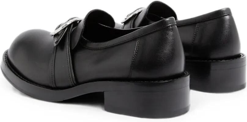 Ann Demeulemeester Leren loafers Zwart - Foto 5