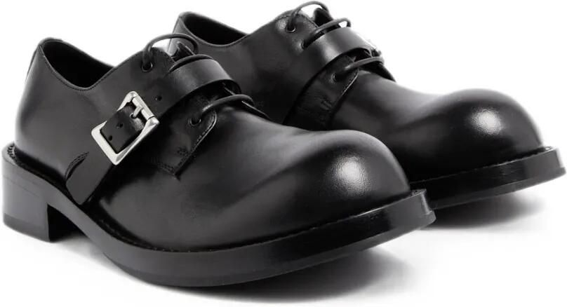 Ann Demeulemeester Leren Oxford schoenen Zwart - Foto 3