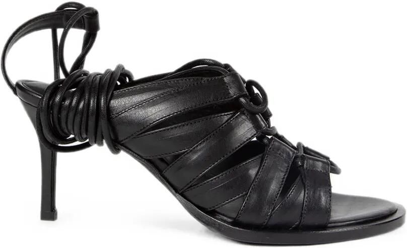Ann Demeulemeester Livy sandalen Zwart