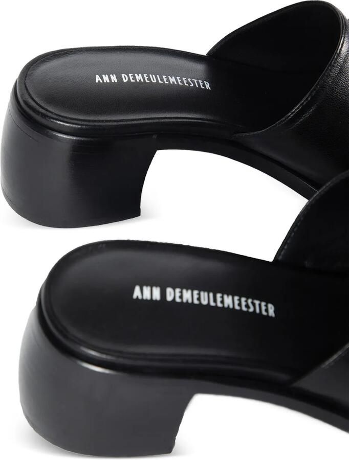 Ann Demeulemeester Nappa plonge leren pumps Zwart - Foto 2