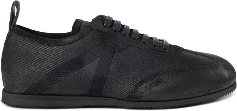 Ann Demeulemeester Siru Soft denim sneakers Zwart