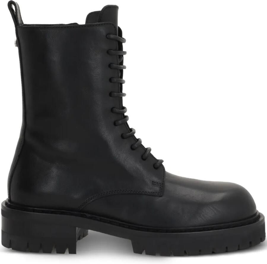 Ann Demeulemeester Skagi combat boots met chunky zool Zwart