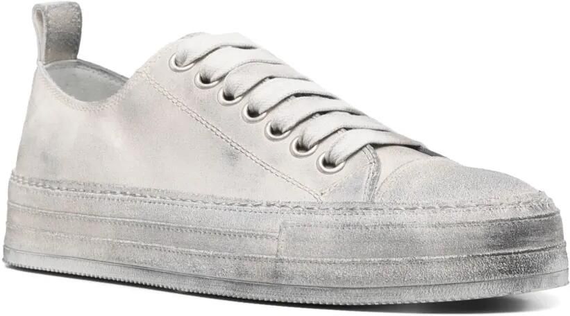 Ann Demeulemeester Sneakers met gerafelde afwerking Grijs - Foto 3