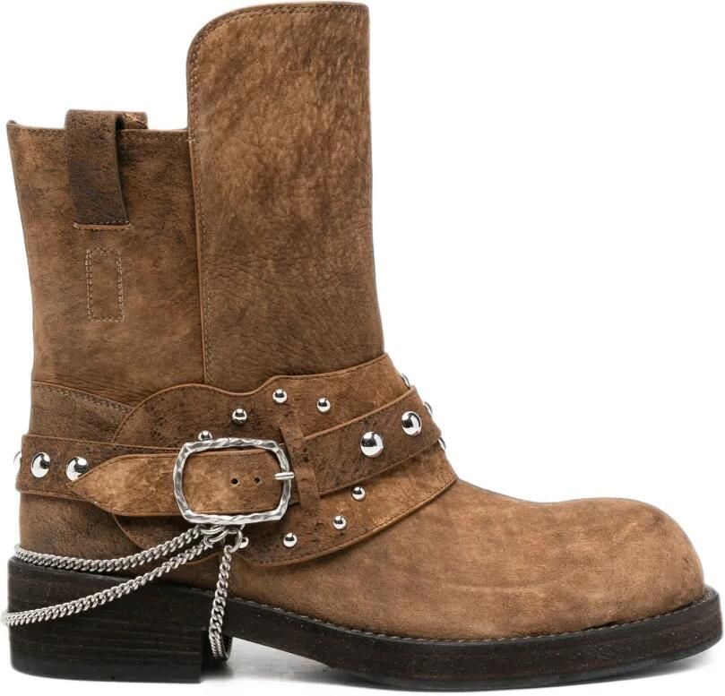 Ann Demeulemeester studded-embellishment boots Bruin