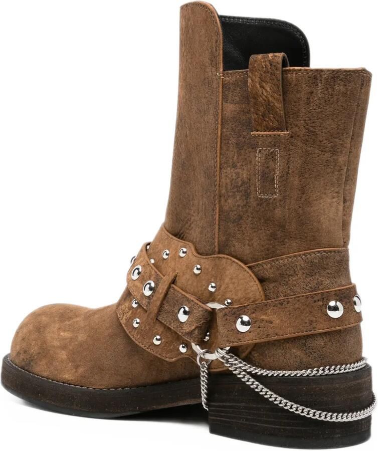 Ann Demeulemeester studded-embellishment boots Bruin - Foto 2