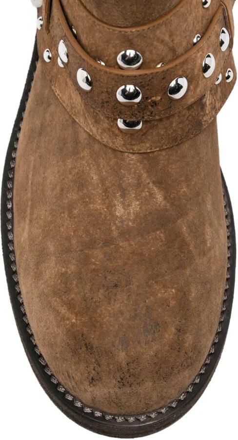 Ann Demeulemeester studded-embellishment boots Bruin - Foto 4