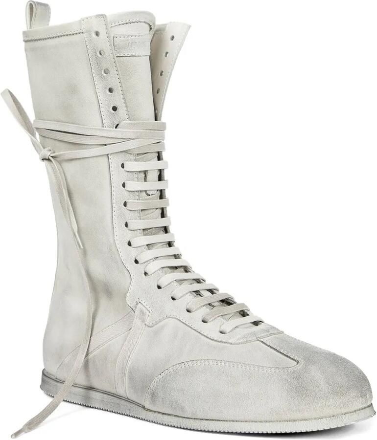 Ann Demeulemeester Suède sneakers Grijs