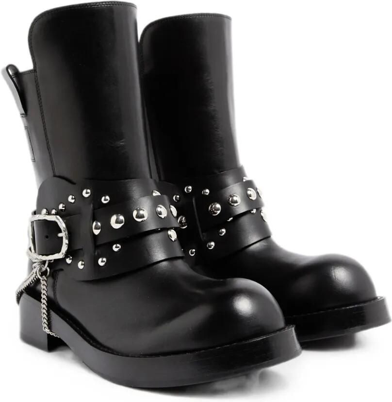 Ann Demeulemeester Tuxon laarzen met kettingdetail en studs Zwart - Foto 4