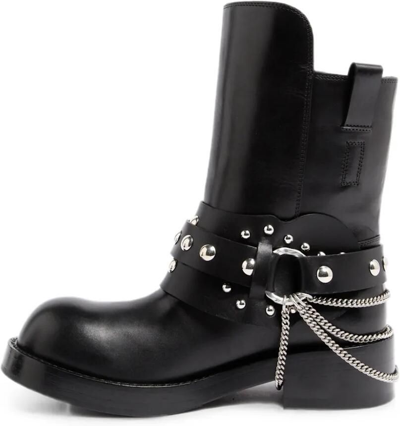 Ann Demeulemeester Tuxon laarzen met kettingdetail en studs Zwart - Foto 3