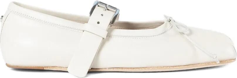 Ann Demeulemeester Zoey ballerina's met gesp Wit