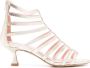 Anna F. Leren sandalen Goud - Thumbnail 1