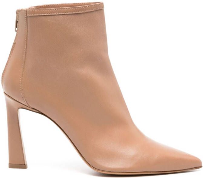 Anna F. 9770 95mm ankle boots Beige