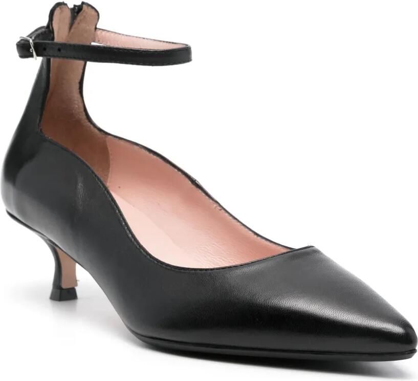 Anna F. 45 mm leren pumps Zwart - Foto 3