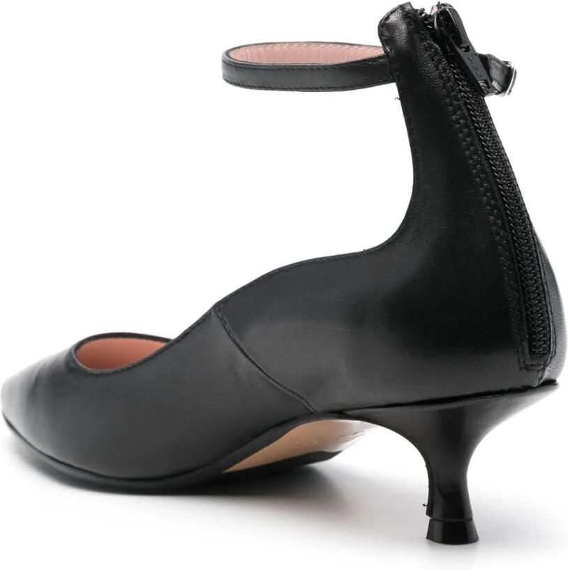 Anna F. 45 mm leren pumps Zwart - Foto 2