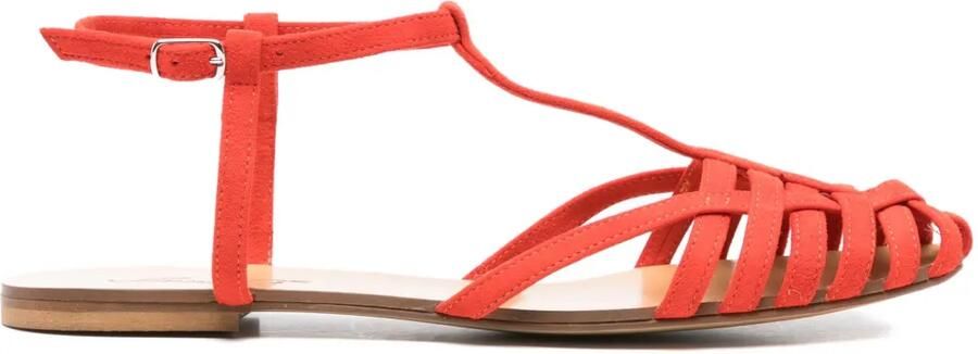 Anna F. 512 sandalen met T-bandje Oranje