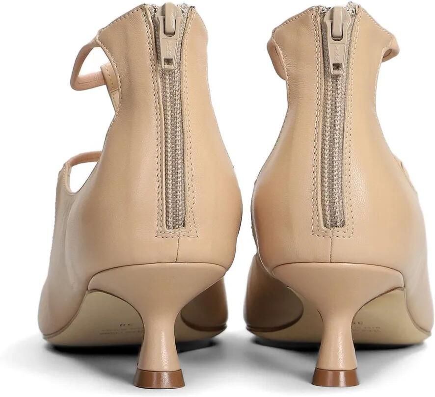 Anna F. 5cm uitgesneden pumps Beige