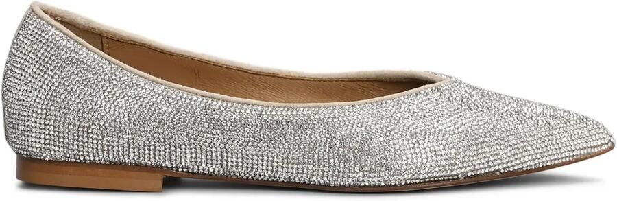 Anna F. Ballerina's verfraaid met kristallen Zilver