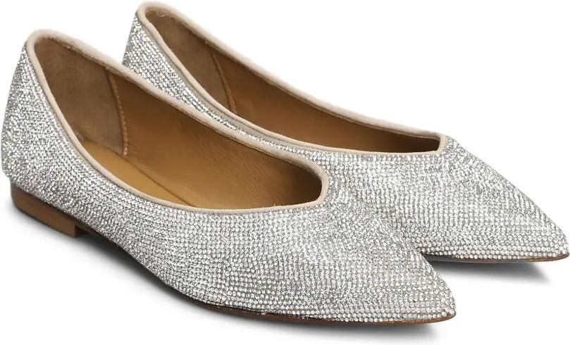 Anna F. Ballerina's verfraaid met kristallen Zilver - Foto 3