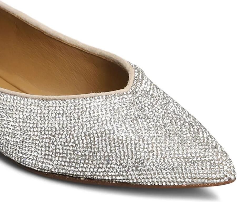 Anna F. Ballerina's verfraaid met kristallen Zilver - Foto 2