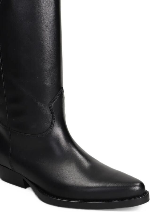 Anna F. leather boots Zwart - Foto 4