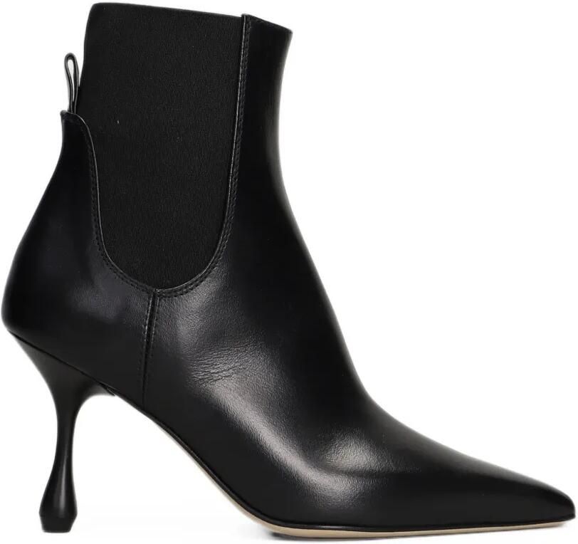 Anna F. pointed-toe ankle boots Zwart