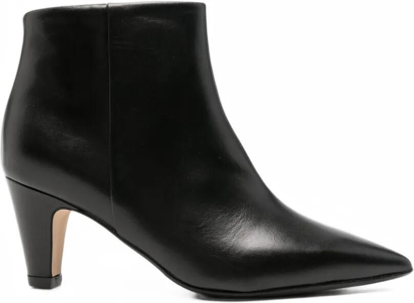 Anna F. pointed-toe ankle boots Zwart