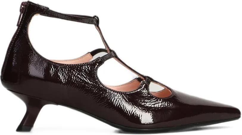 Anna F. Pumps met puntige neus Rood