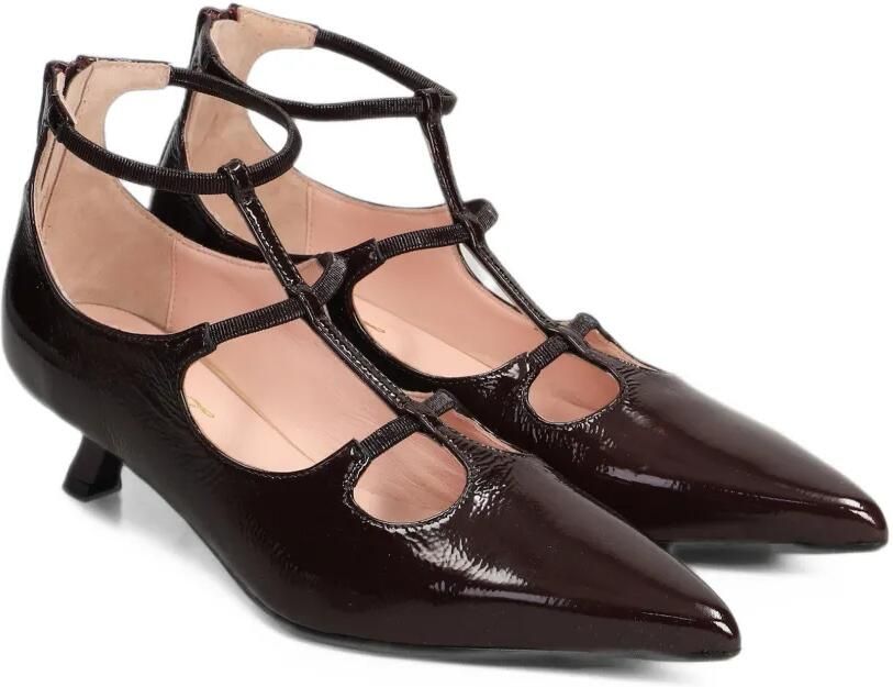 Anna F. Pumps met puntige neus Rood - Foto 4