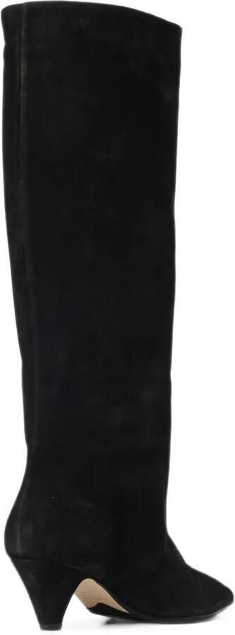 Anna F. pointed-toe kitten-heel boots Zwart - Foto 3