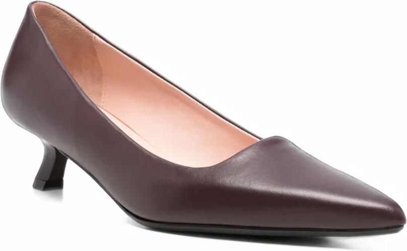 Anna F. pointed-toe kitten-heel pumps Paars - Foto 2