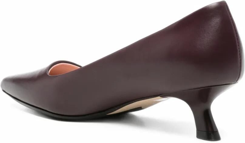 Anna F. pointed-toe kitten-heel pumps Paars - Foto 3