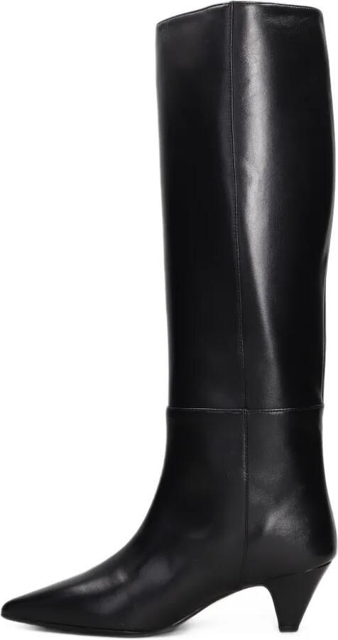Anna F. pointed-toe knee-high boots Zwart - Foto 3