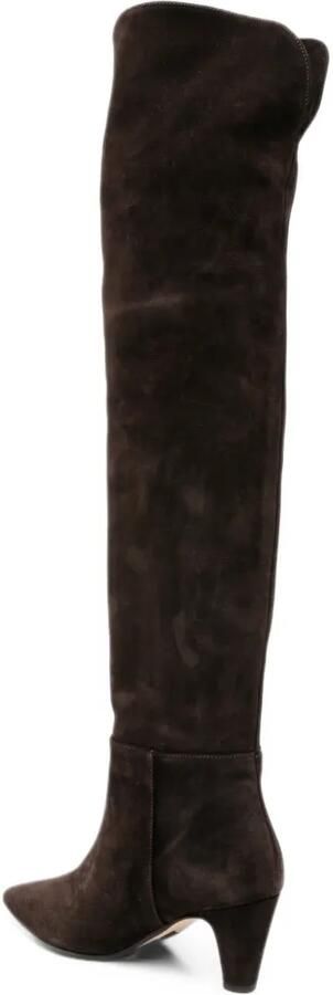 Anna F. pointed-toe over-the-knee boots Bruin - Foto 3