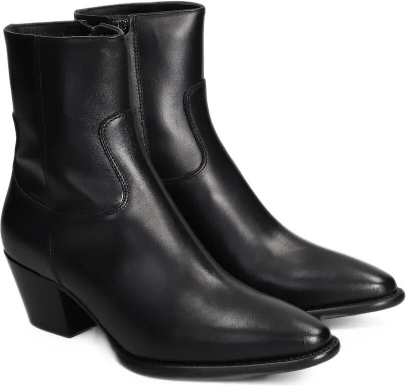 Anna F. pointed-toe panelled ankle boots Zwart - Foto 3