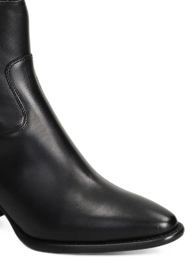 Anna F. pointed-toe panelled ankle boots Zwart - Foto 4
