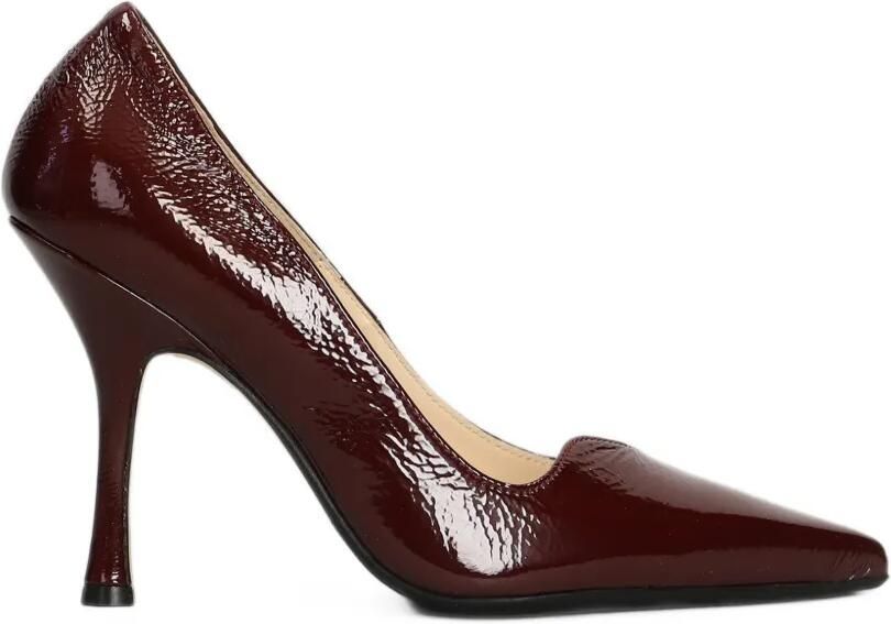 Anna F. Pumps met puntige neus Rood