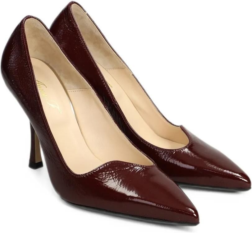 Anna F. Pumps met puntige neus Rood - Foto 4