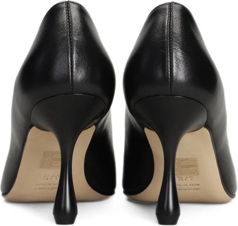 Anna F. Pumps met puntige neus Zwart - Foto 2
