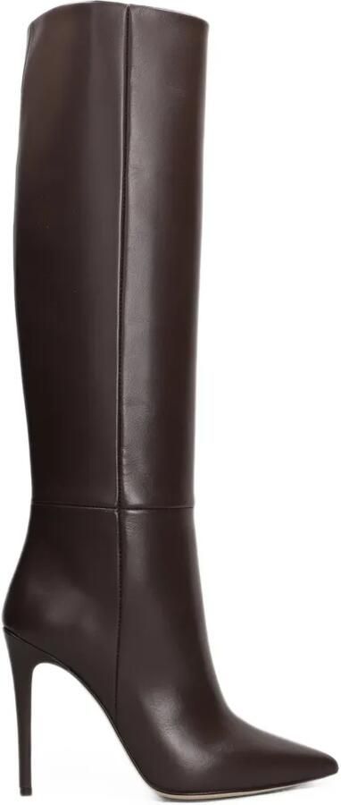 Anna F. pointed-toe stiletto knee-high boots Bruin