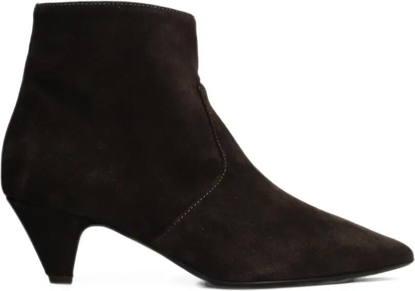 Anna F. pointed-toe suede ankle boots Bruin