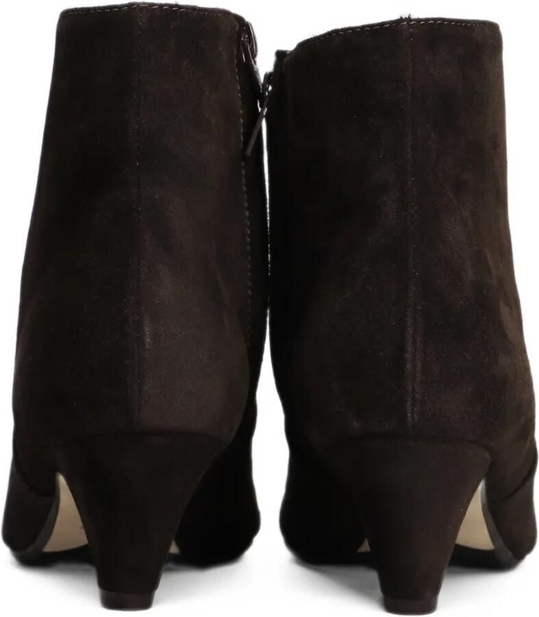 Anna F. pointed-toe suede ankle boots Bruin - Foto 2