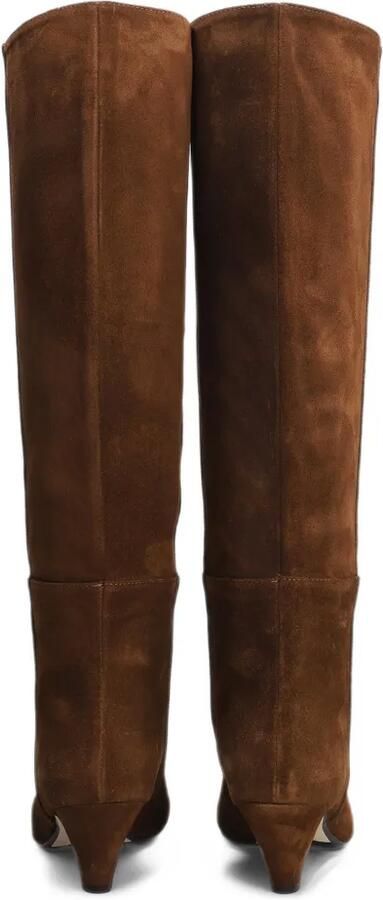 Anna F. pointed-toe suede boots Bruin - Foto 5