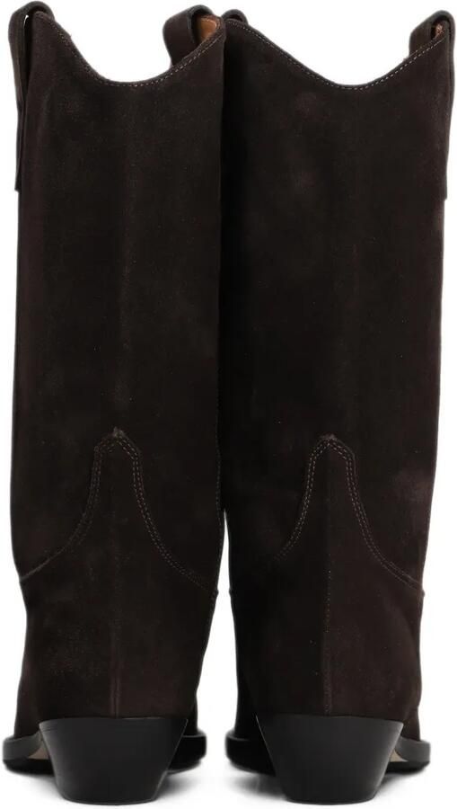 Anna F. pointed-toe suede cowboy boots Bruin - Foto 5