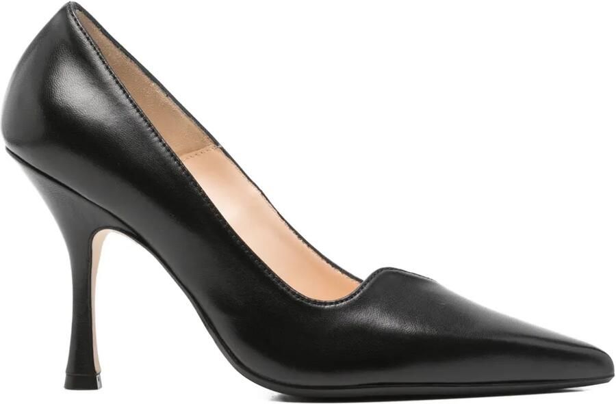 Anna F. Pumps met puntige neus Zwart