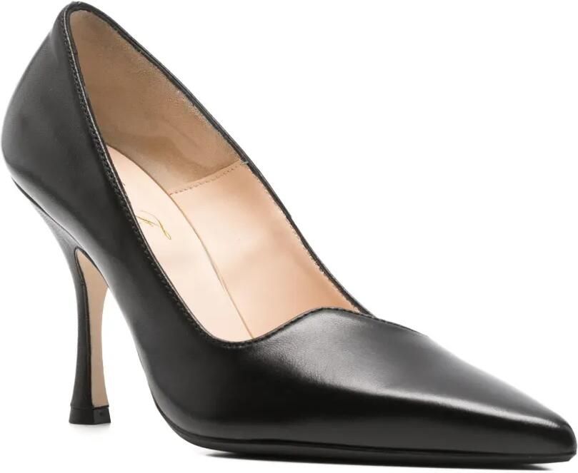 Anna F. Pumps met puntige neus Zwart - Foto 2