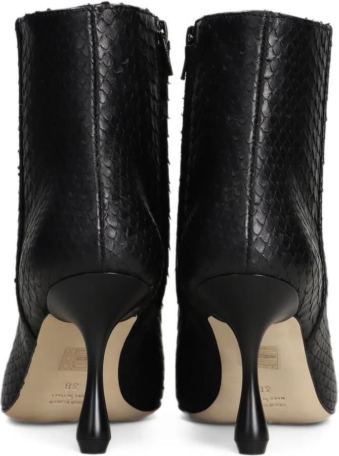 Anna F. snakeskin-effect pointed-toe boots Zwart - Foto 4