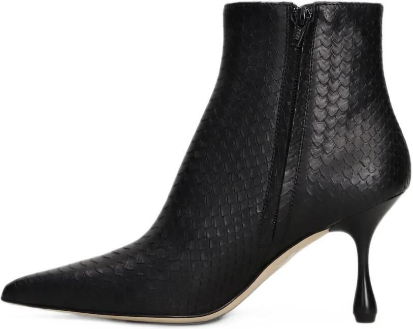 Anna F. snakeskin-effect pointed-toe boots Zwart - Foto 5