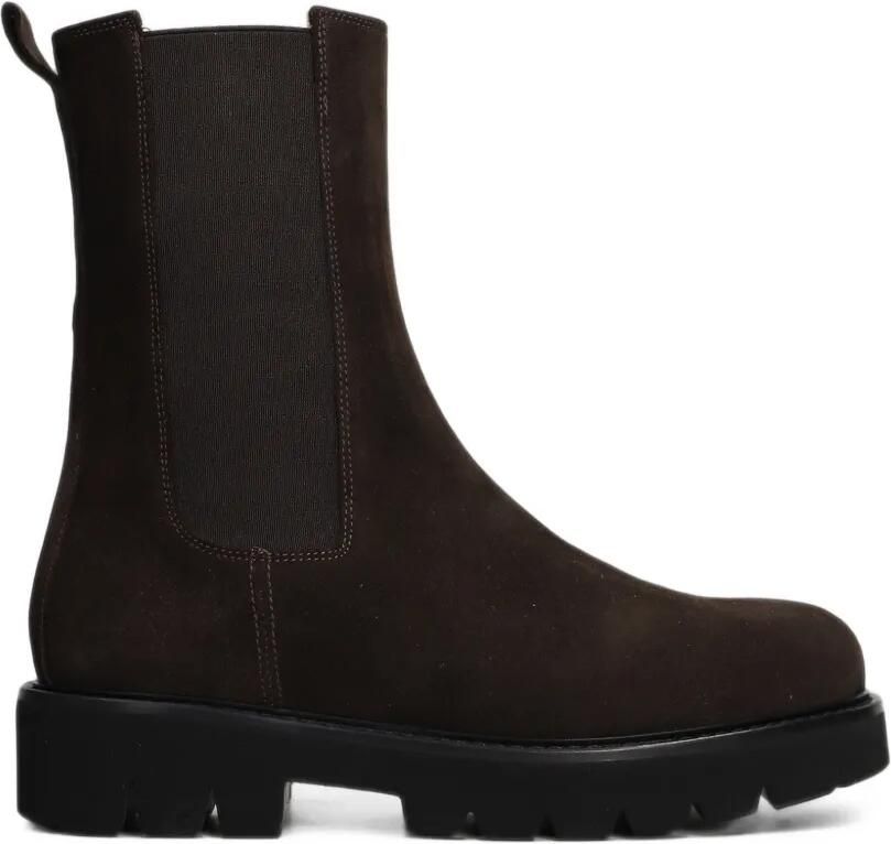 Anna F. suede chunky-sole boots Bruin